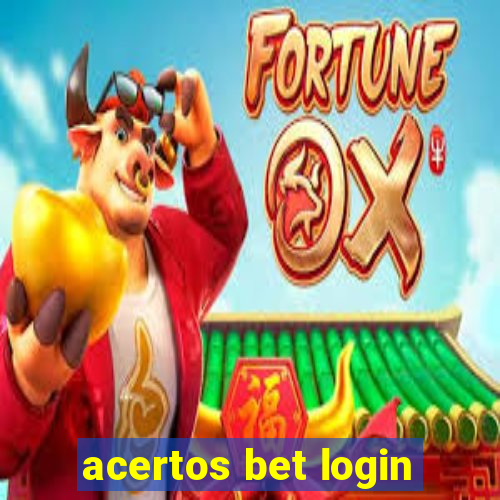 acertos bet login